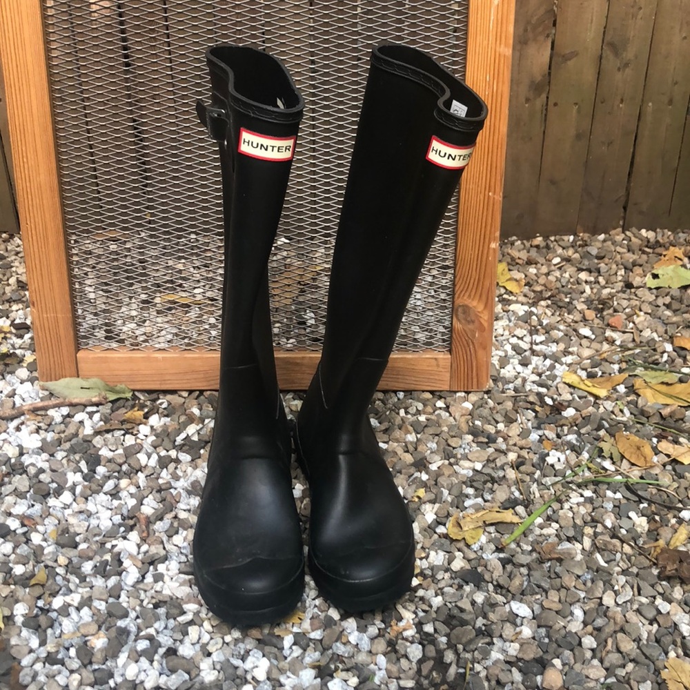 Black Hunter Boots - size 38